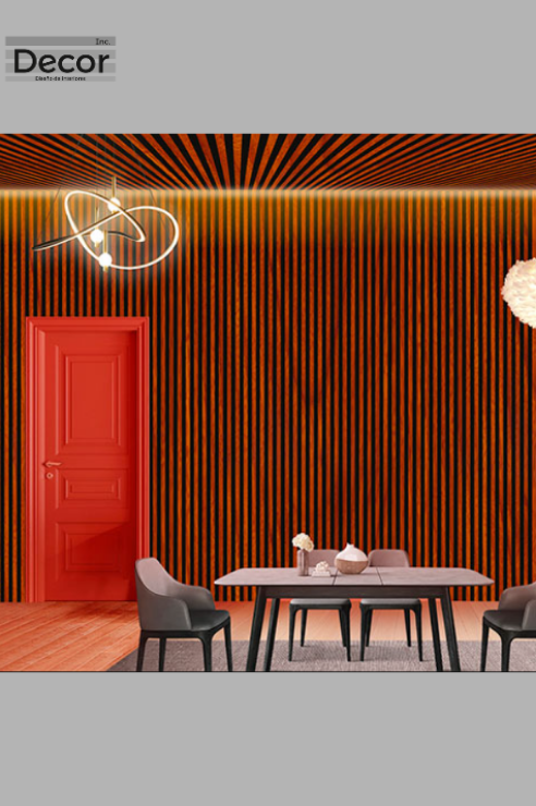 Muro Lambrin WPC Interior Color Teak Arcaju