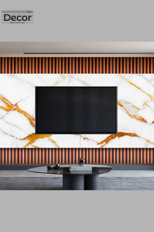 Muro Lambrin WPC Interior Color Teak Arcaju