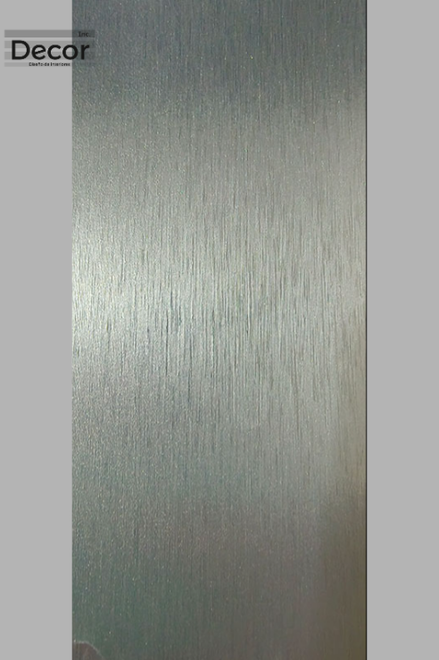 Placa de PVC tipo Metal Anodizado