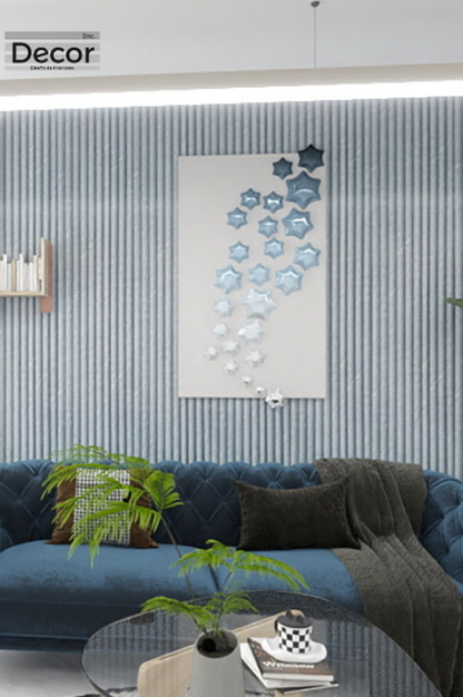 Muro Lambrin WPC Interior Color Ribeira