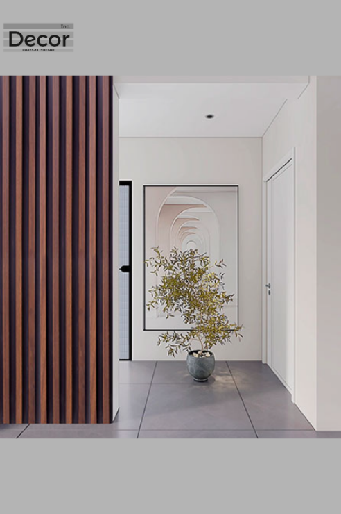 Muro Lambrin WPC Interior Color Nogal Olinda