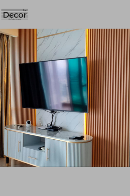 Muro Lambrin WPC Interior Color Bahia