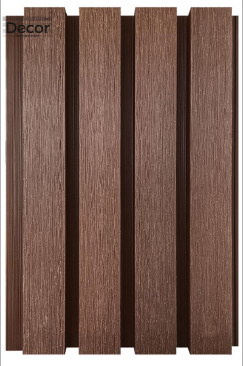 Muro Lambrin Exterior WPC Redwood