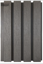 Muro Lambrin Exterior WPC Silver Gray