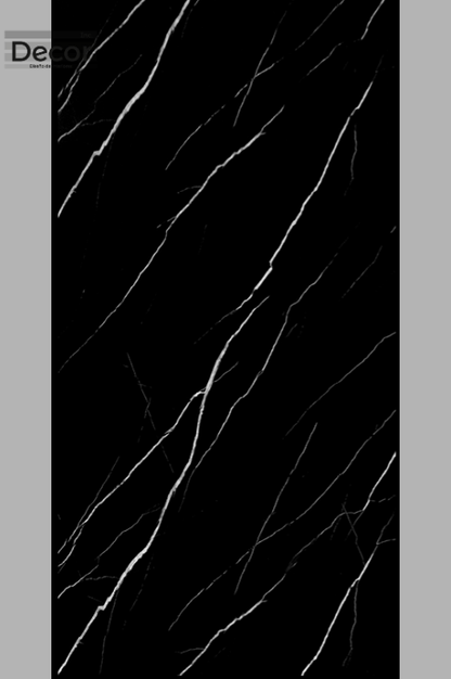 Placa de PVC tipo Mármol Obsidiana