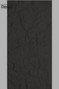 Placa PU tipo Piedra Black